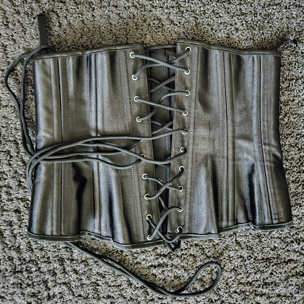 Women's Black Corset. Size 38